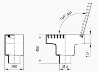Трапы для металлических мостовых конструкций м/к 260*530
